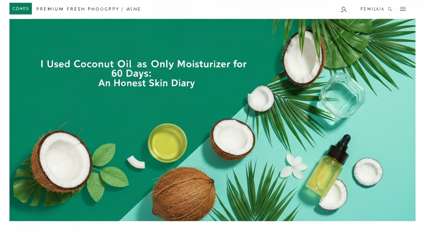 I Used Coconut Oil as My Only Moisturizer for 60 Days: An Honest Skin Diary