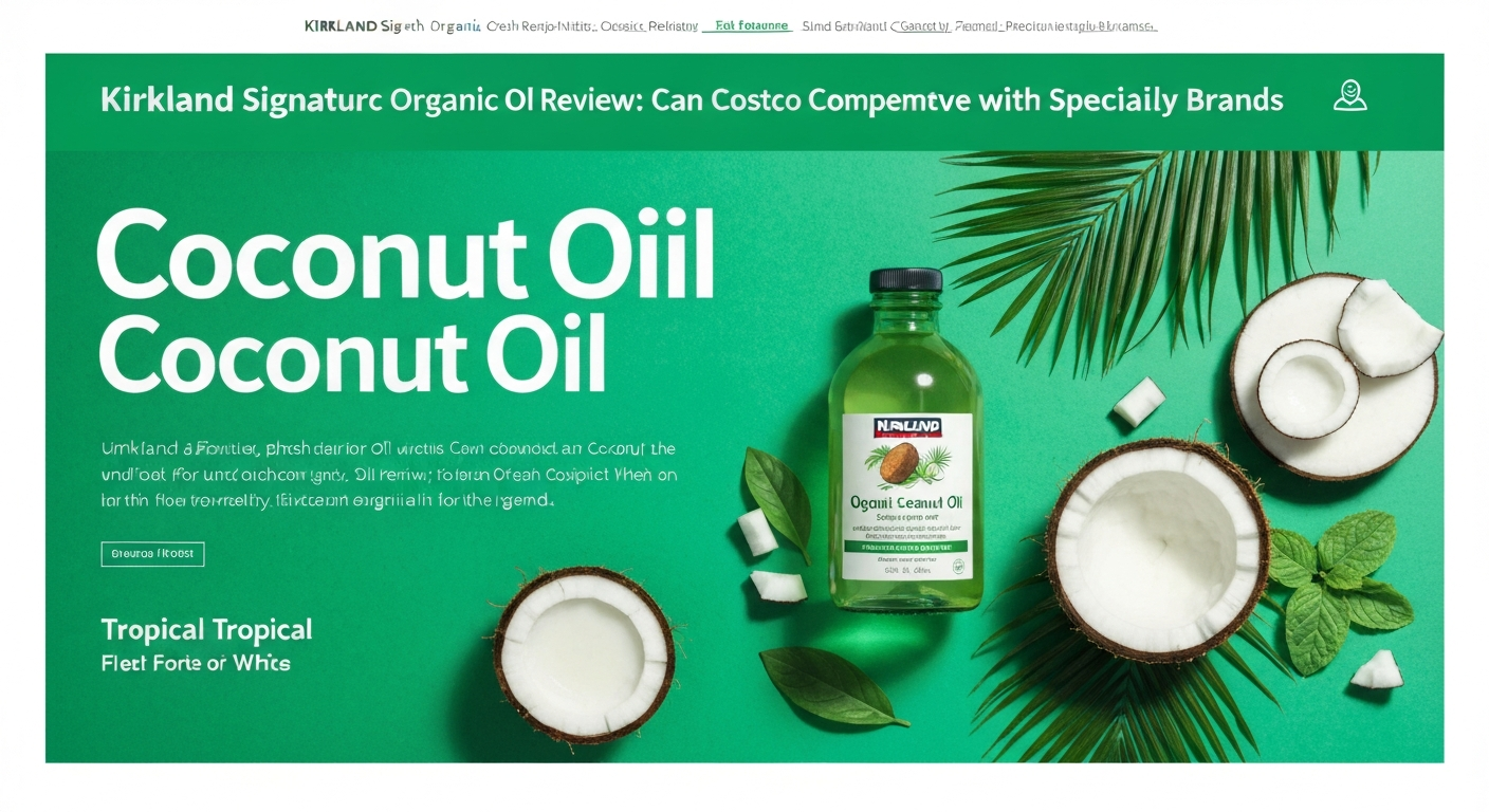 Kirkland Signature Organic Coconut Oil Review: Can Costco Compete with Specialty Brands?