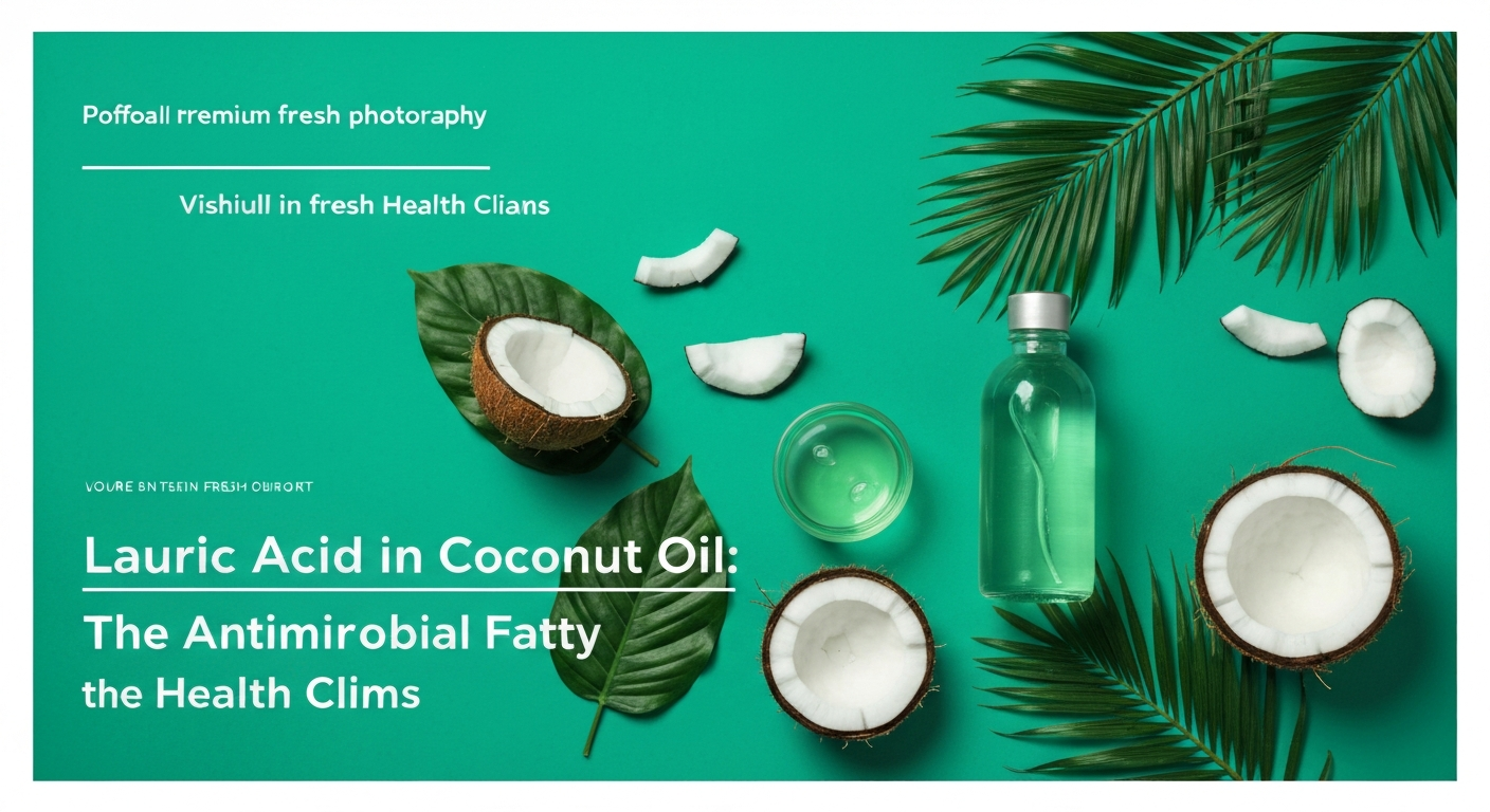 Lauric Acid in Coconut Oil: The Antimicrobial Fatty Acid Behind the Health Claims