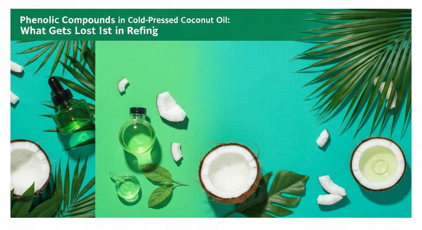 Phenolic Compounds in Cold-Pressed Coconut Oil: What Gets Lost in Refining