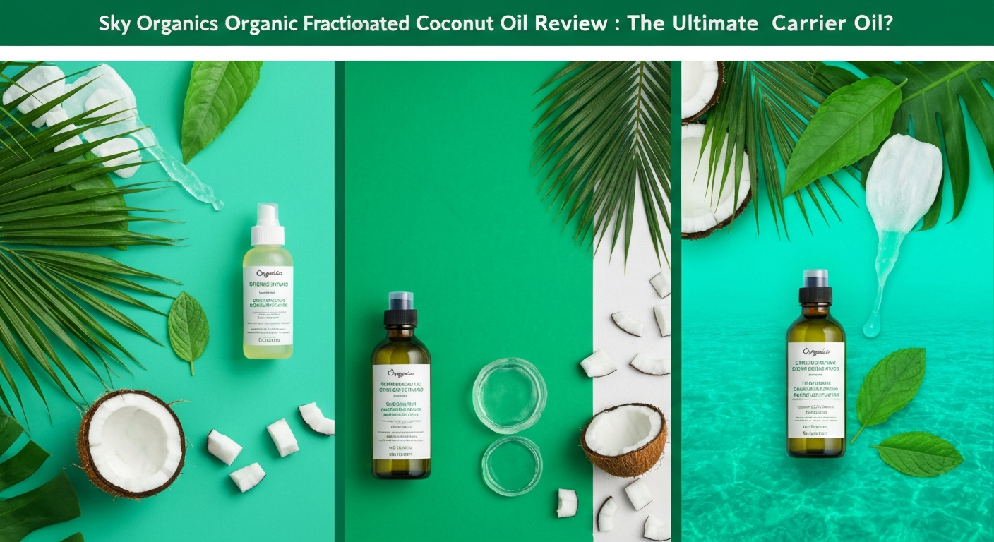 Sky Organics Organic Fractionated Coconut Oil Review: The Ultimate Carrier Oil?