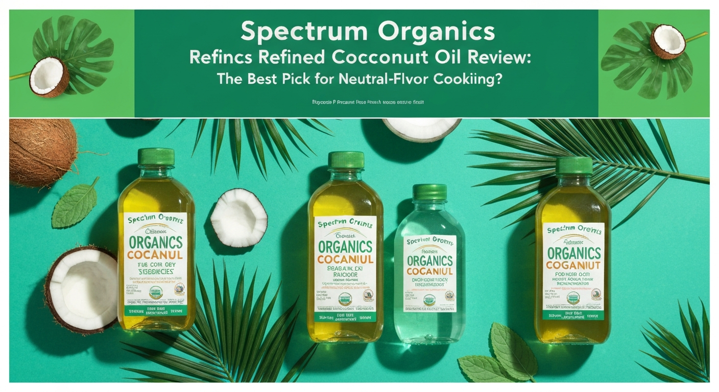 Spectrum Organics Refined Coconut Oil Review: The Best Pick for Neutral-Flavor Cooking?