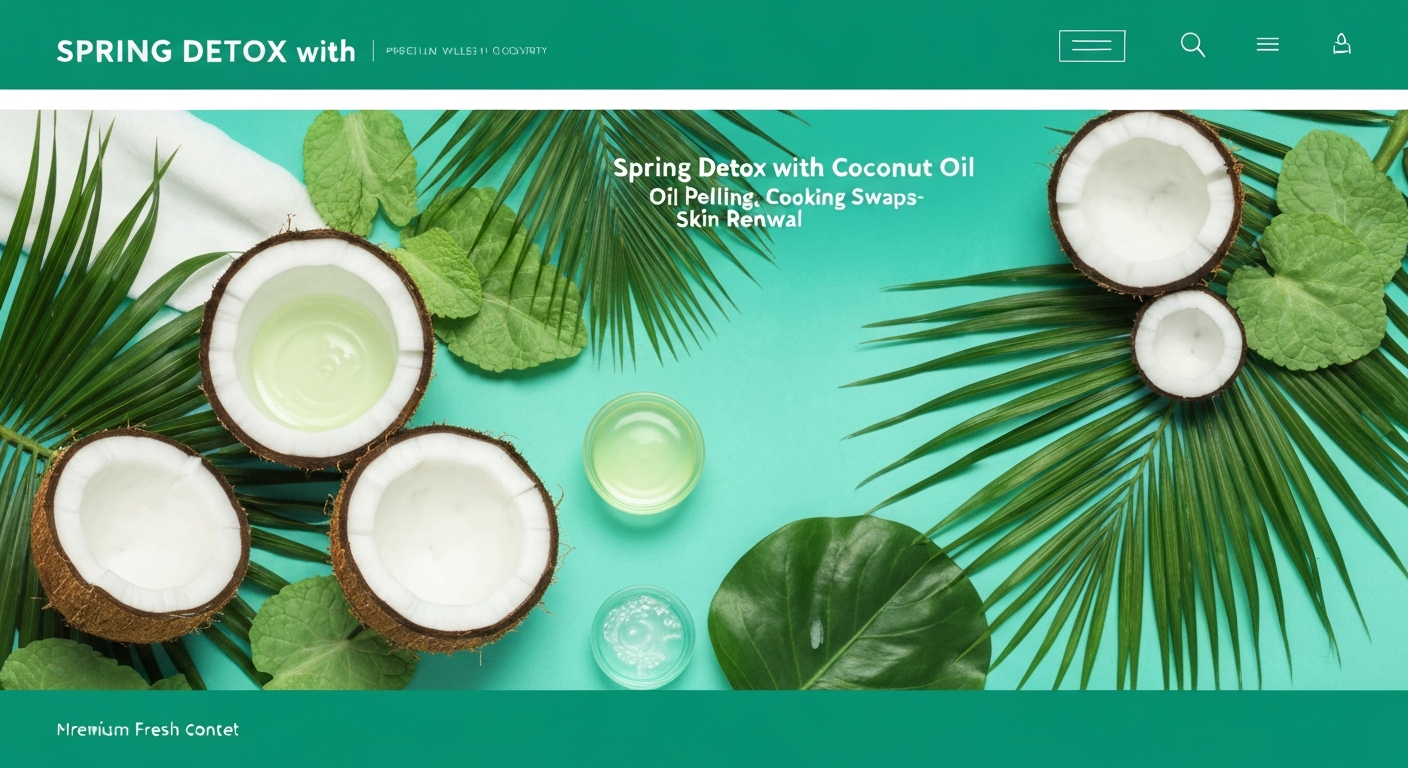Spring Detox with Coconut Oil: Oil Pulling, Cooking Swaps, and Skin Renewal