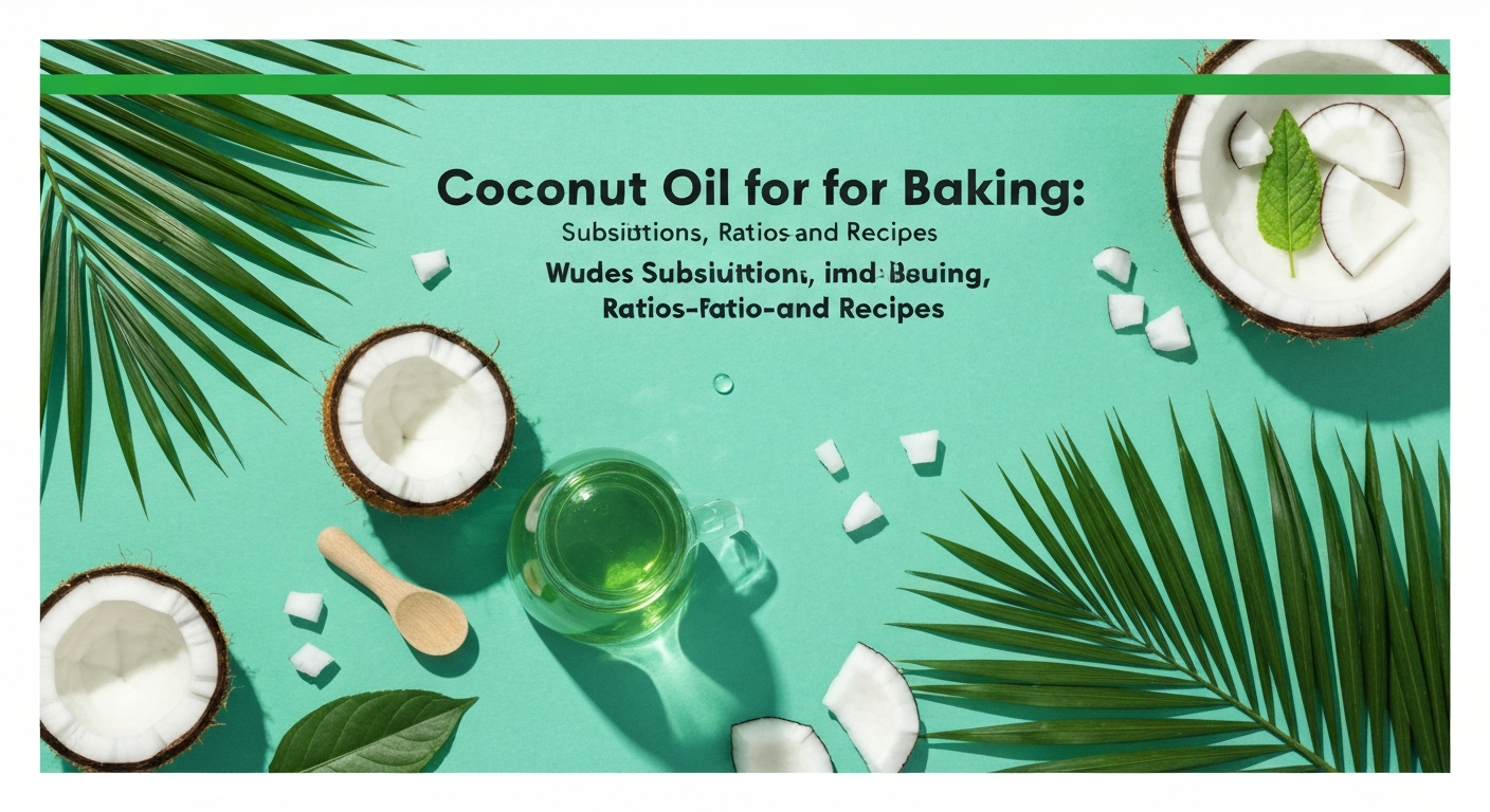 The Complete Guide to Coconut Oil for Baking: Substitutions, Ratios, and Recipes