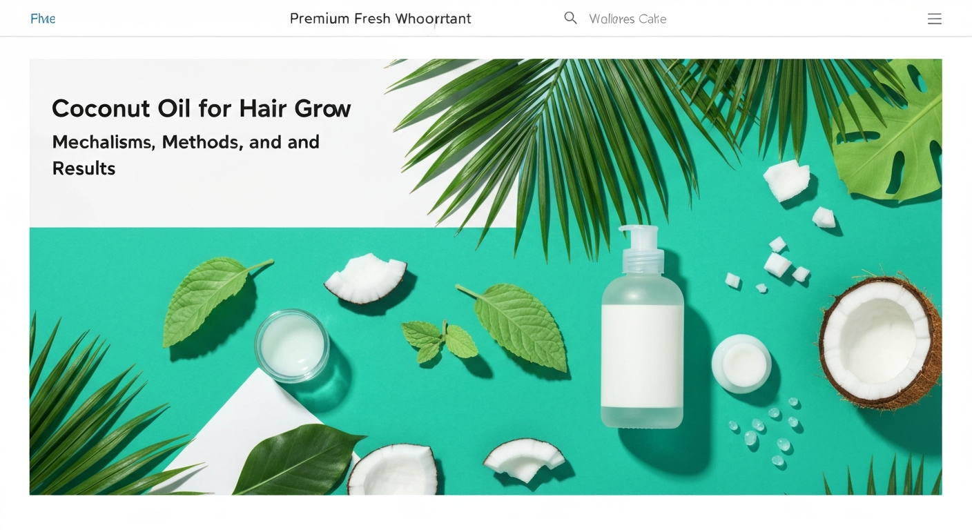 The Complete Guide to Coconut Oil for Hair Growth: Mechanisms, Methods, and Results