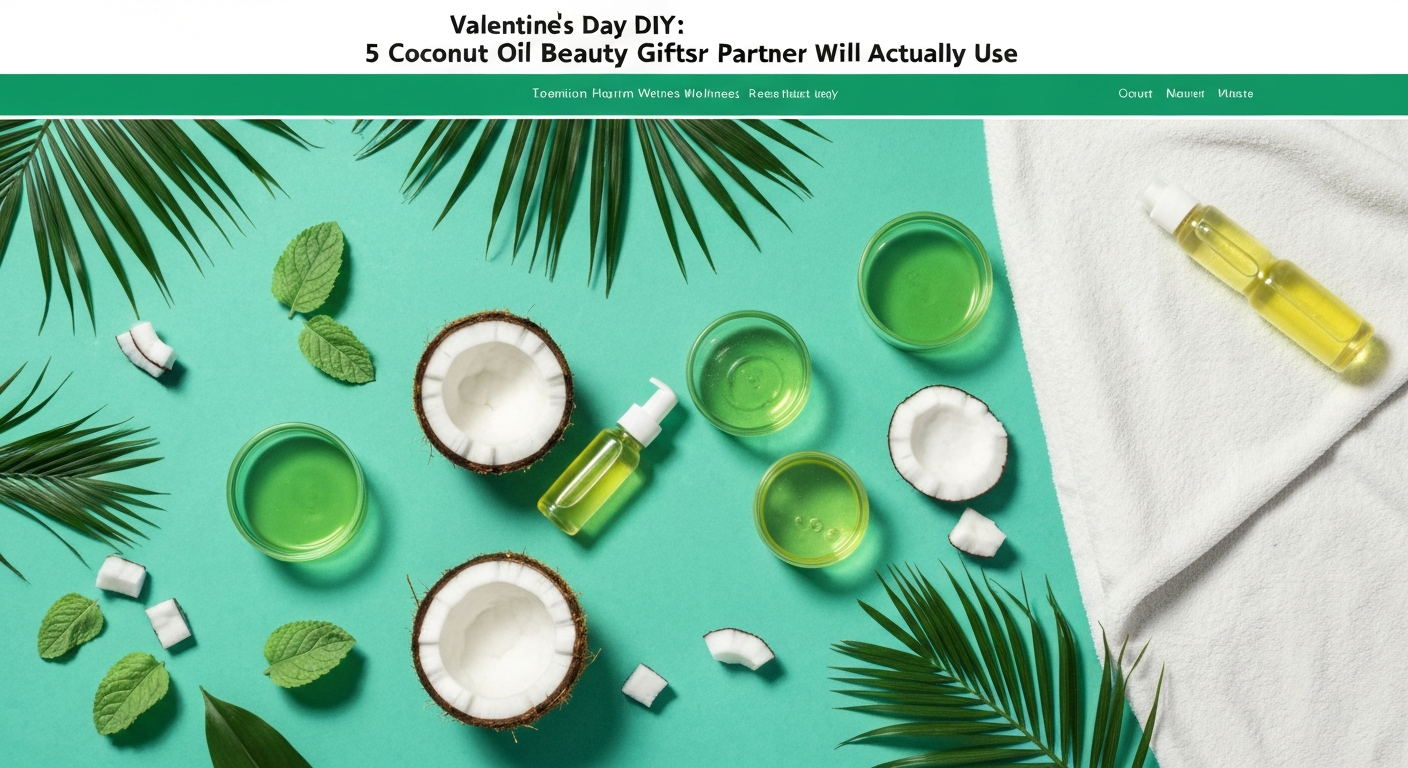 Valentine's Day DIY: 5 Coconut Oil Beauty Gifts Your Partner Will Actually Use