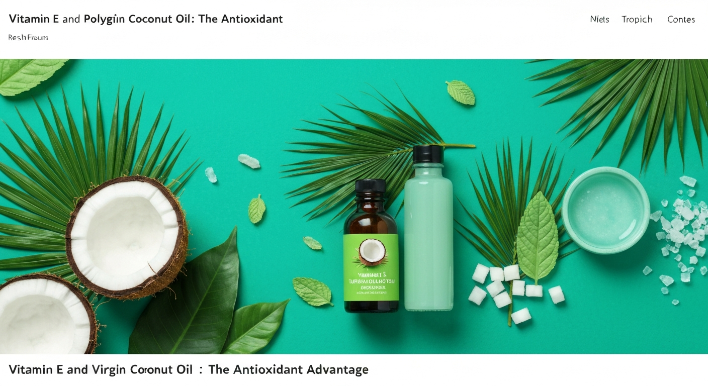 Vitamin E and Polyphenols in Virgin Coconut Oil: The Antioxidant Advantage